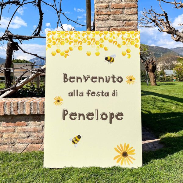 CARTELLO BENVENUTO Api
