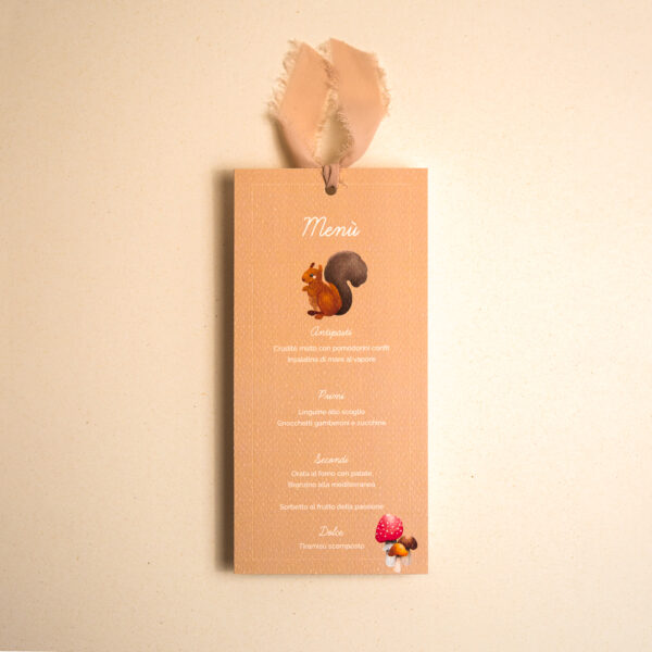 MENU' Animali del Bosco