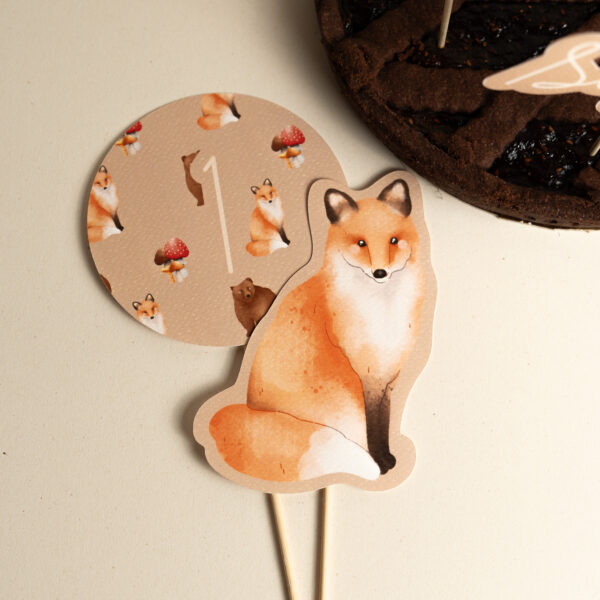 CAKE TOPPER Animali Del Bosco - immagine 2