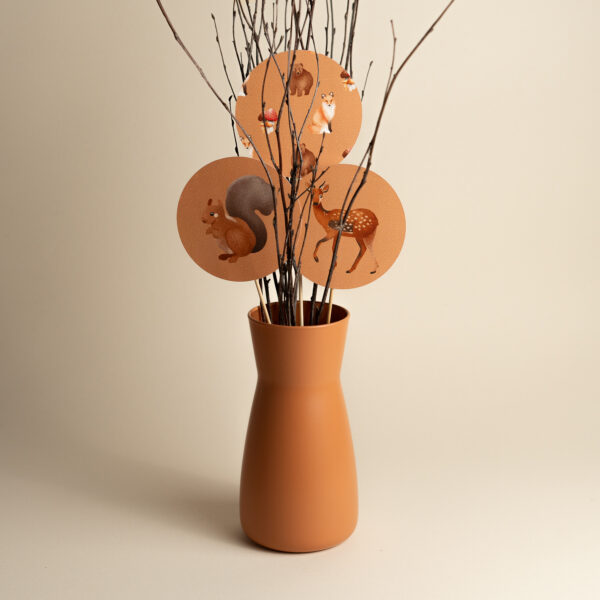 DECORI CENTROTAVOLA (9 pz) Animali del Bosco - immagine 2