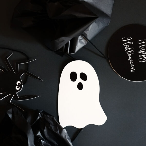 FESTONE VERTICALE (2 pz) Halloween Fantasmi - immagine 2